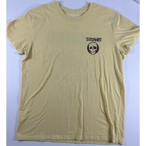 The Goonies Movie Never Say Die Skull Pirate Ship  2-Sided Graphic T-Shirt 2XL